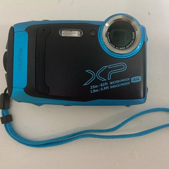 FujiFilm FinePix XP140 Digital Camera Waterproof Sky Blue Complete Bundle - Picture 7 of 9